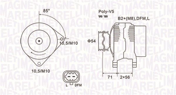 MAGNETI MARELLI Generaator 063731973010